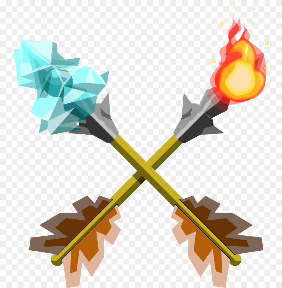 Fire Amp Ice Arrows Fire And Ice Bow, Person, Light Png Image