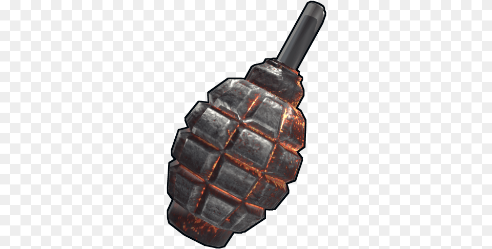 Fire And Brimstone Grenade Voodoo Grenade Rust, Ammunition, Weapon, Bomb Free Png