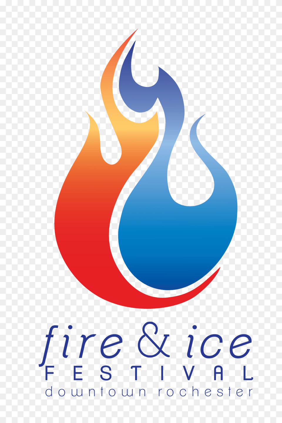 Fire And Ice Symbol Full Size Download Seekpng Fire, Logo, Advertisement, Light, Poster Png Image