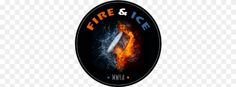 Fire And Ice Youth Hockey Fundraiser Hockey Puck Art, Flame, Bonfire Free Png