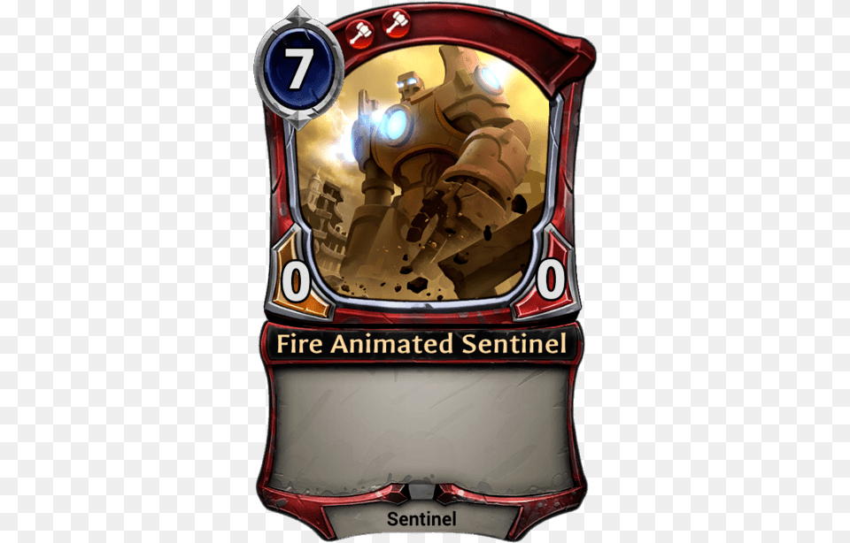 Fire Animated Sentinel Eternal Cards Warcry Makkar Stranger, Game Free Png Download