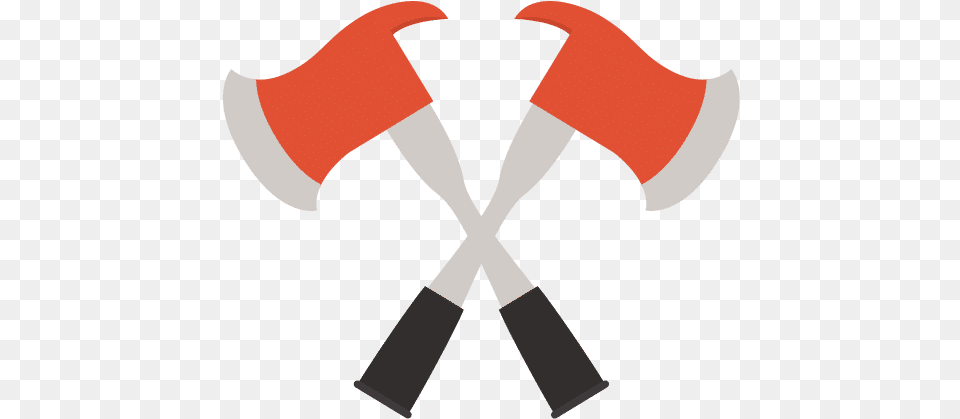 Fire Axes Crossed Flat Style Icon, Device, Axe, Tool, Weapon Png