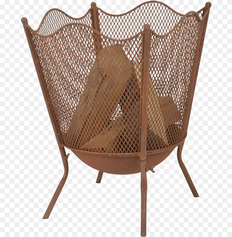 Fire Basket With Meshrust, Furniture, Crib, Infant Bed, Bed Free Transparent Png