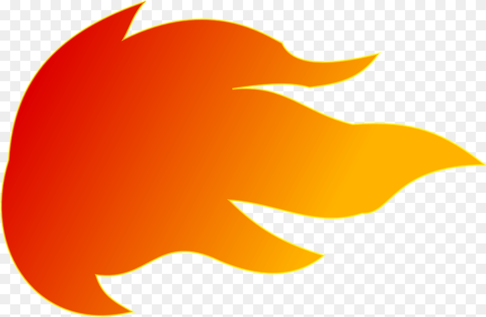 Fire Blast Meteor Fireball Comet Flames Burn Blast Off Fire Clipart, Leaf, Plant, Animal, Sea Life Free Png Download