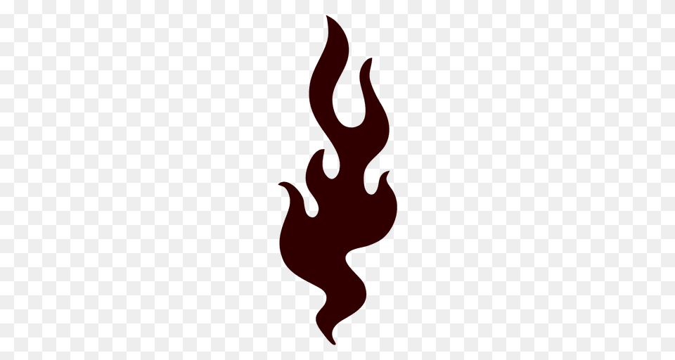 Fire Blaze Isolated Silhouette Free Png