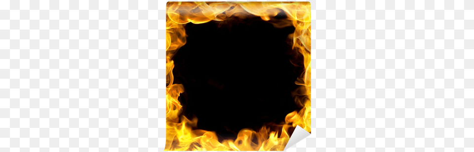 Fire Border With Flames Wall Mural U2022 Pixers We Live To Change Border Fire, Flame, Bonfire Png Image