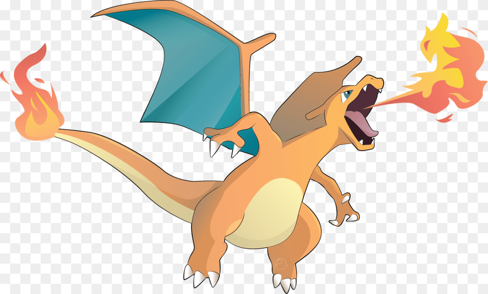 Fire Breath Fire Breath Charizard, Dragon, Animal, Kangaroo, Mammal Free Png Download