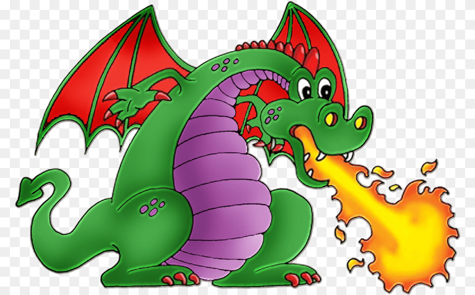 Fire Breathing Dragon Cartoon Clip Art Kassim And The Greedy Dragon, Animal, Dinosaur, Reptile Free Transparent Png