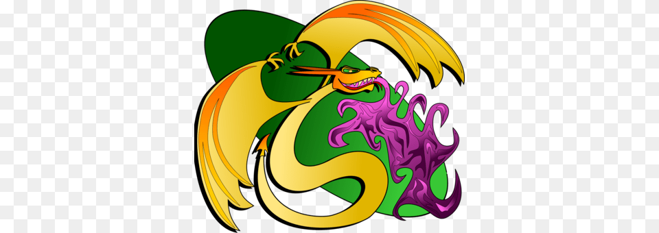 Fire Breathing Dragon Drawing Png