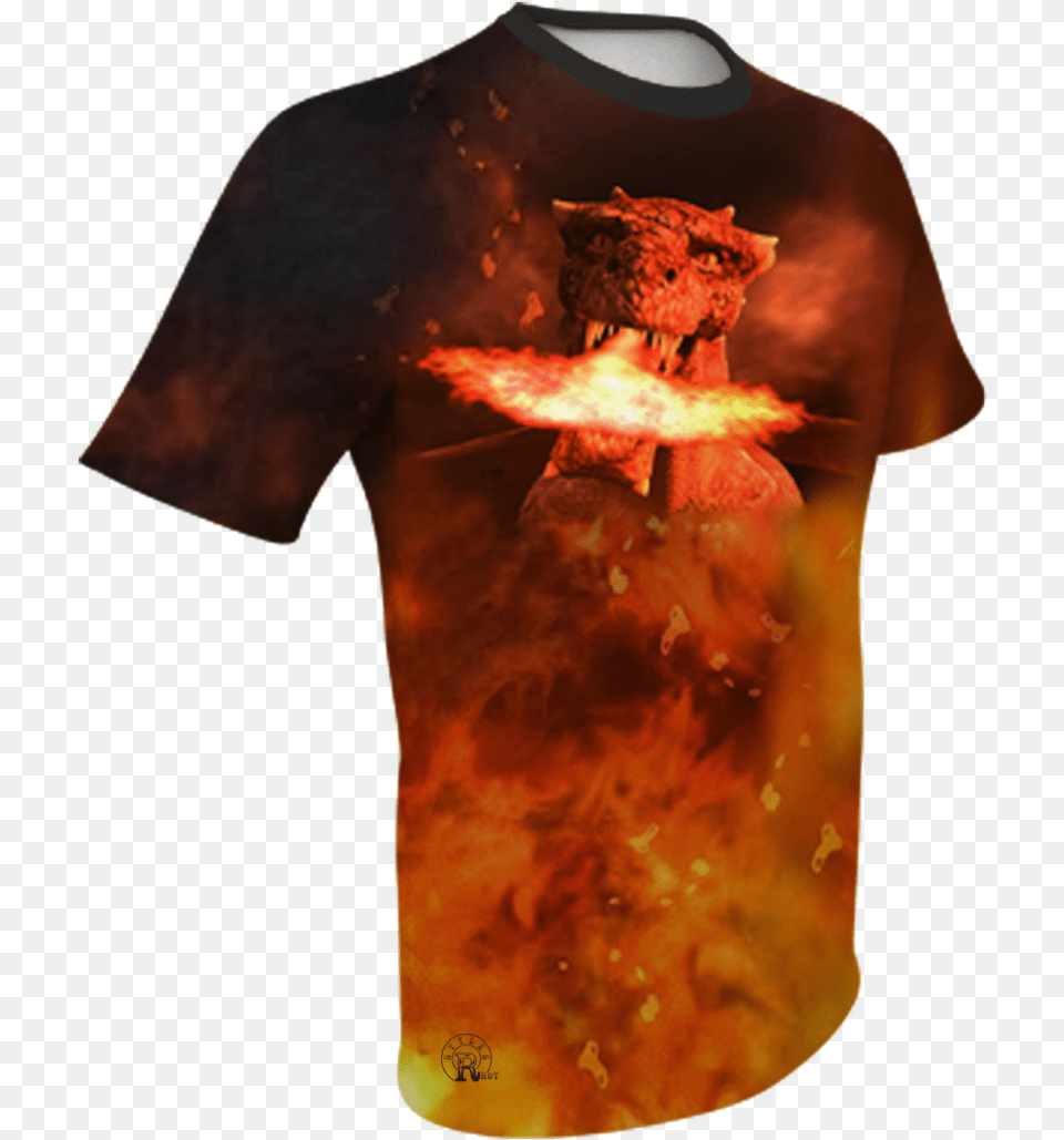 Fire Breathing Dragon Jacks Outlet Tm Nylon Lined Cosmetic Active Shirt, Clothing, T-shirt Png