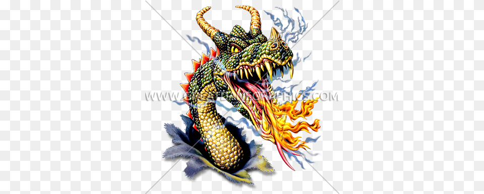 Fire Breathing Dragon Production Ready Artwork For T Shirt Dragon Head Free Transparent Png