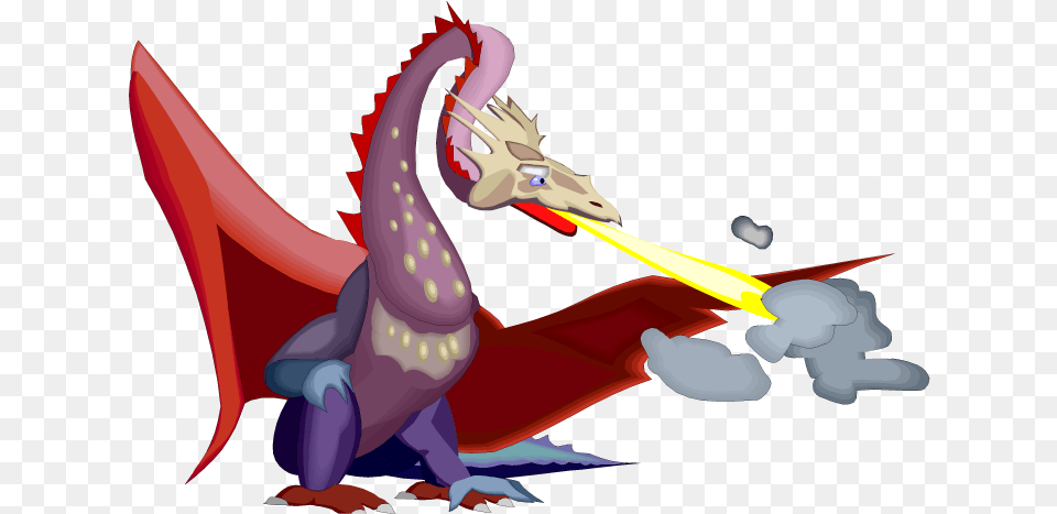 Fire Breathing Dragon With Wings And Long Neck Dragon, Person Free Transparent Png