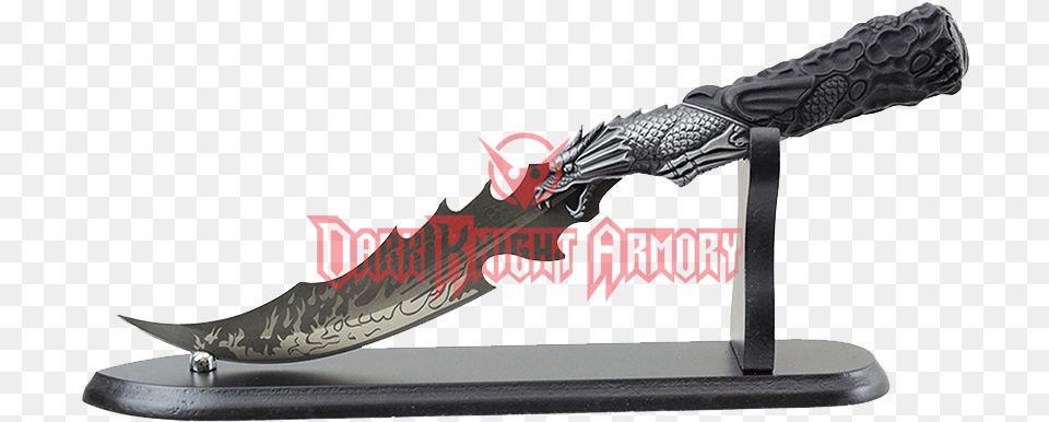 Fire Breathing Medieval Dragon Dagger Handgun, Blade, Knife, Weapon, Sword Free Png Download