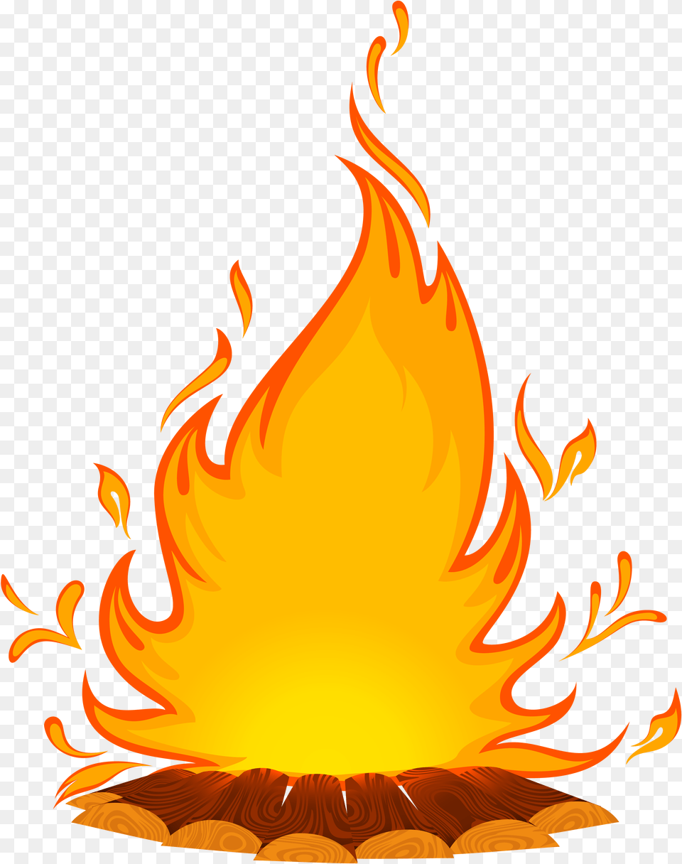 Fire Cartoon Clip Art Feu De Chemine Dessin, Flame, Bonfire Free Png