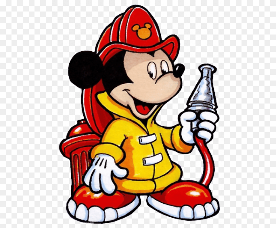 Fire Chief Clipart Transparent Images U2013 Mickey Mouse Fireman Svg, Baby, Person Free Png Download