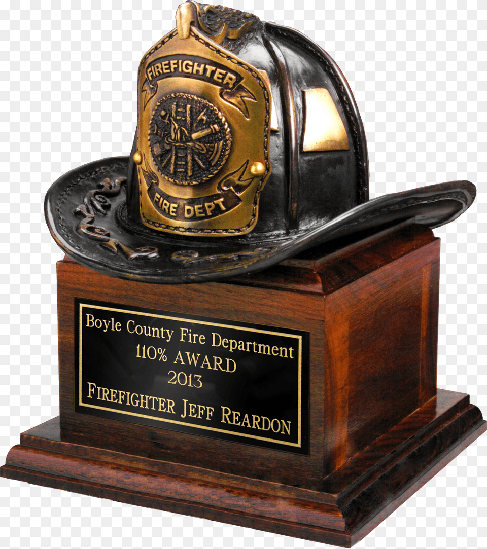 Fire Chief Helmet Plaque, Trophy Free Transparent Png