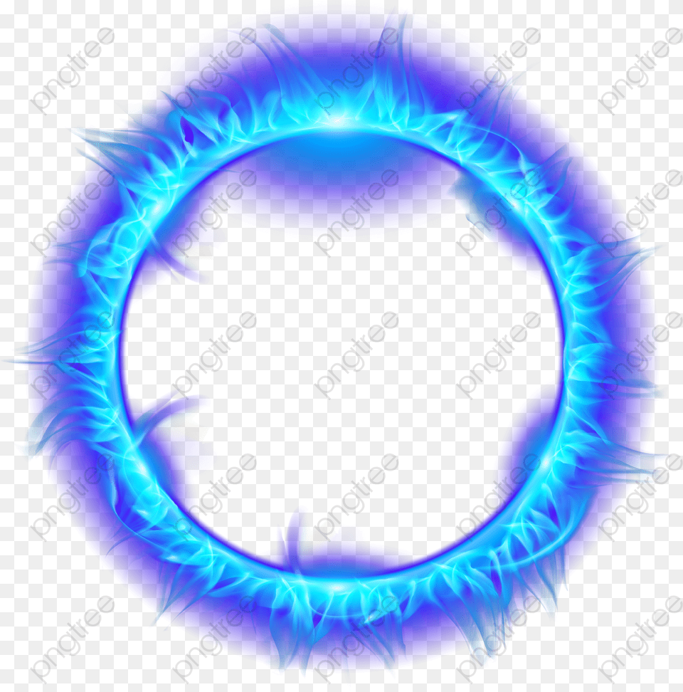 Fire Clip Art Blue Flame Blue Fire Circle, Light, Person, Water, Animal Free Transparent Png