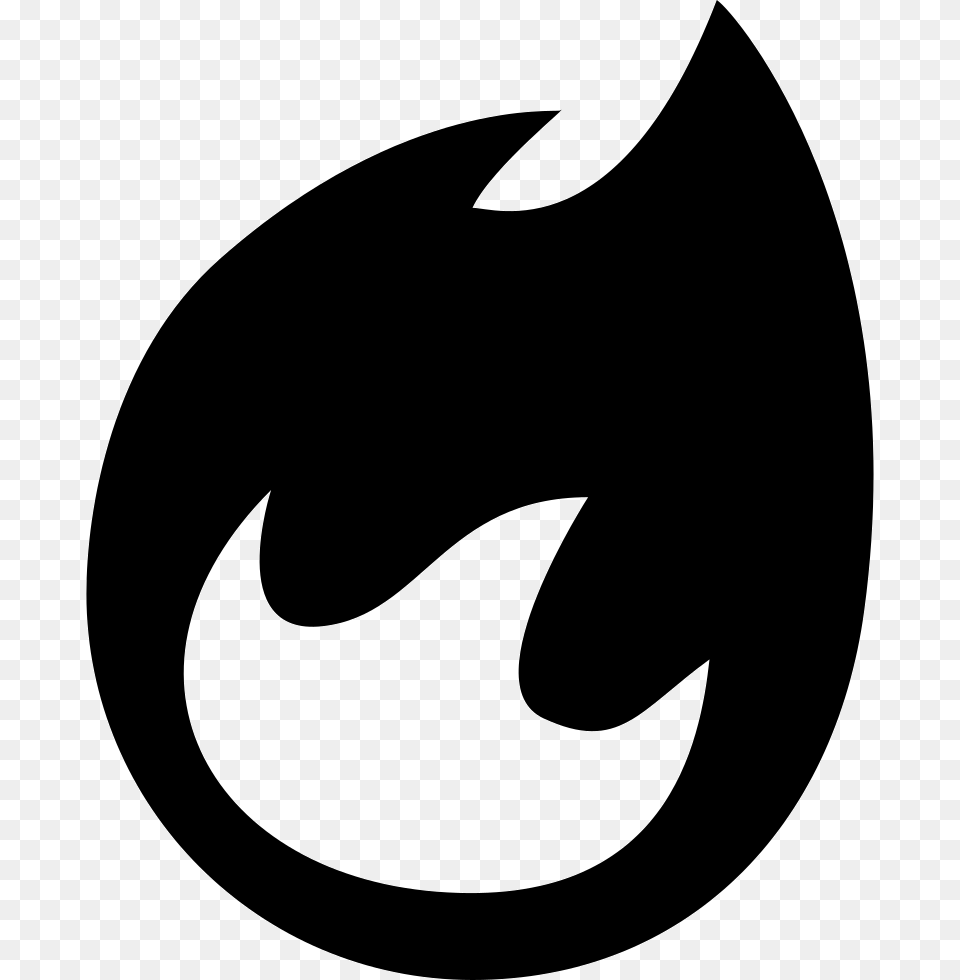 Fire Crescent, Logo, Stencil, Astronomy, Moon Png Image