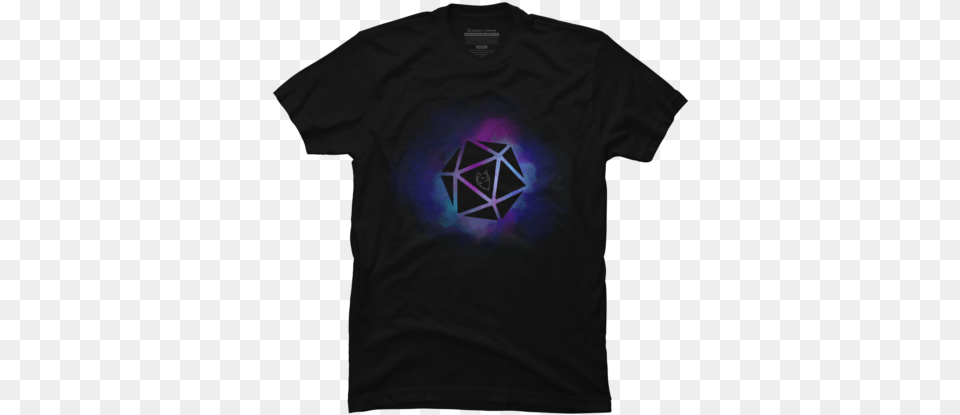 Fire D20 T Shirt By Violetwolf Design Humans Black Clover Tee Shirts, Clothing, T-shirt Free Transparent Png