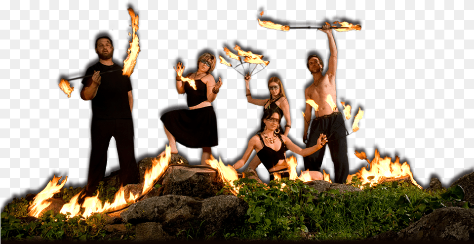 Fire Dancers Fun, Adult, Person, Flame, Female Png Image