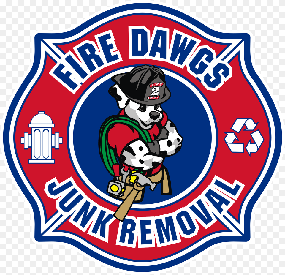 Fire Dawgs Junk Removal Logo Fire Dawgs Junk Removal, Person, Baby, Emblem, Symbol Free Png Download