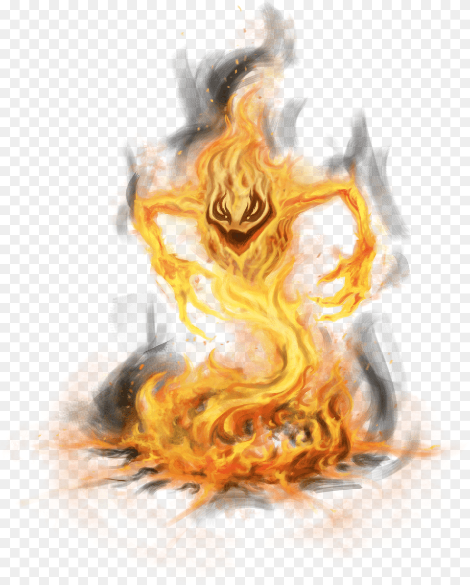 Fire Demon Transparent Fire Demon Transparent Background Png Image