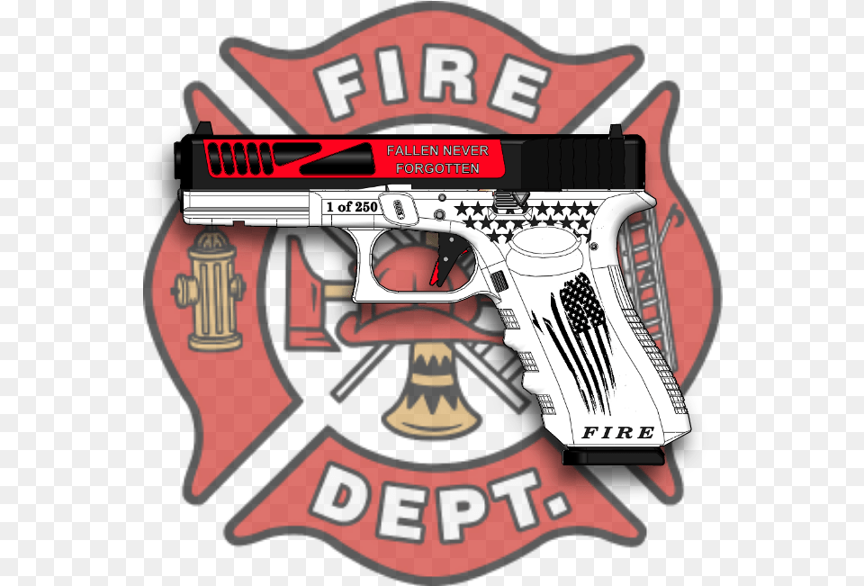 Fire Department, Firearm, Gun, Handgun, Weapon Free Png