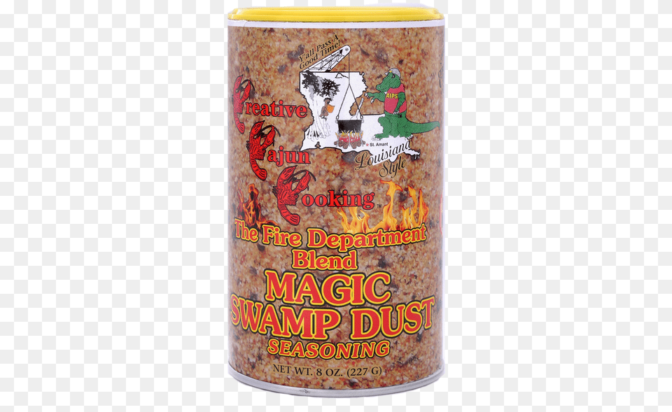 Fire Department Blend Magic Swamp Dust 8 Oz Can This Creative Cajun Cooking Proche Magic Swamp Dust Seasoning, Food Png