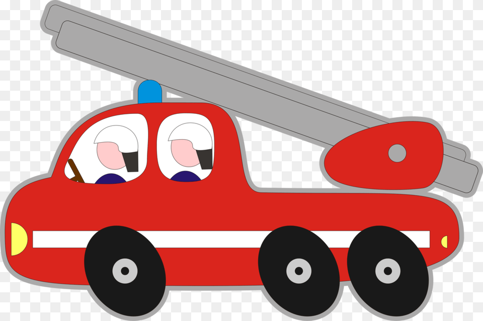 Fire Department Fire Engine Ladder Airplane, Vehicle, Truck, Transportation, Tool Png