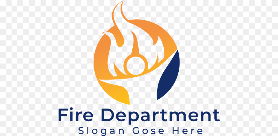 Fire Department Logo Design Graphic Design, Light, Torch, Animal, Fish Png Image