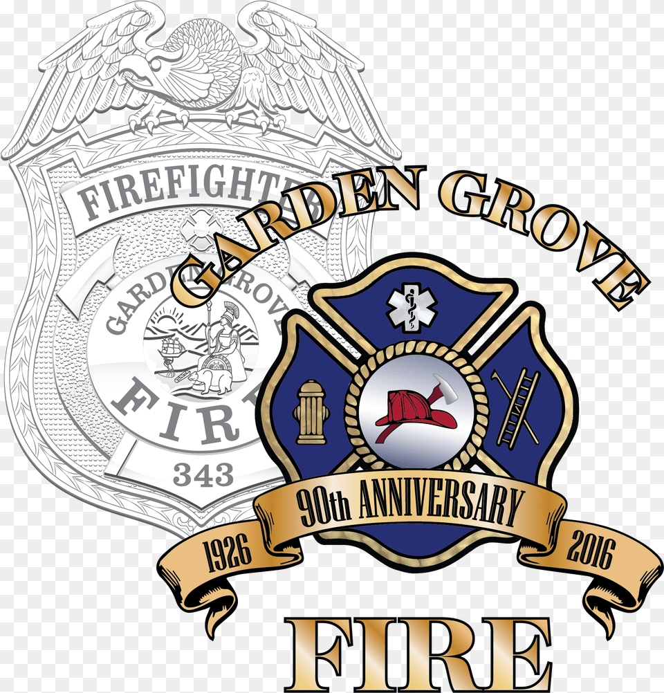 Fire Department Logo Garden Grove Fire Department Logo, Badge, Symbol Free Png