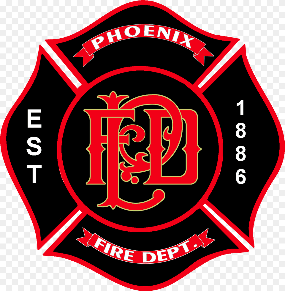 Fire Departments City Of Phoenix Open Data Gray And White Fabric Pattern, Logo, Emblem, Symbol, Dynamite Free Transparent Png