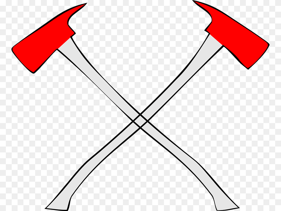 Fire Dept Cross Axes With A Number 3, Blade, Dagger, Device, Knife Free Png