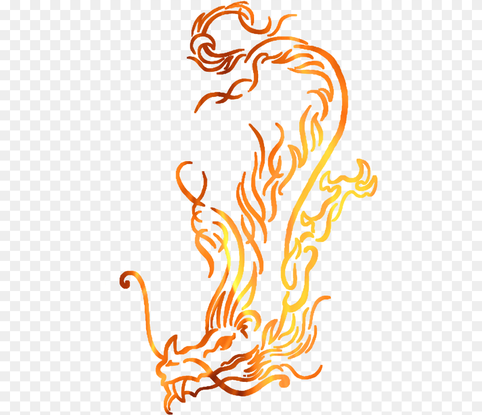 Fire Dragon Chinese Dragon Breathing Fire, Flame, Person Free Png Download