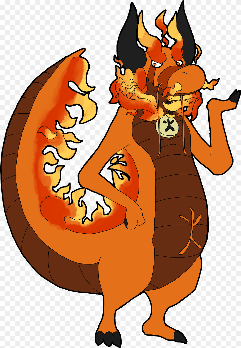Fire Dragon God V2 Cartoon, Baby, Person, Adult, Bride Free Png