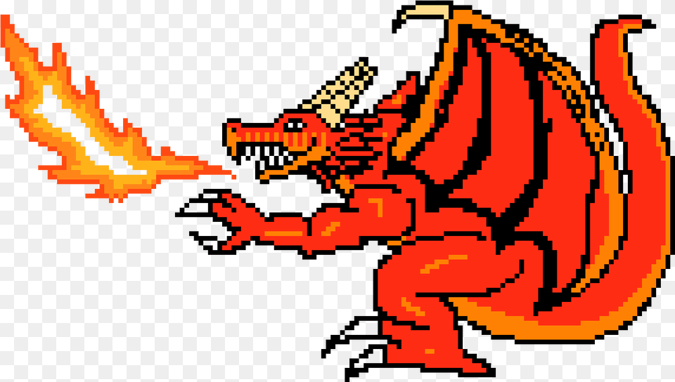 Fire Dragon Pixel Art, Accessories, Dynamite, Weapon, Bulldozer Free Png Download