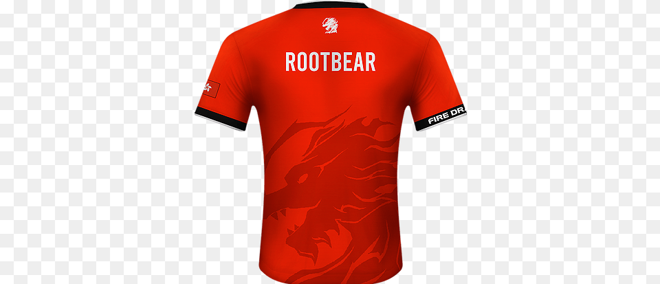 Fire Dragons Home Of Team Hong Kong Overwatch World Cup Active Shirt, Clothing, T-shirt, Jersey Png Image