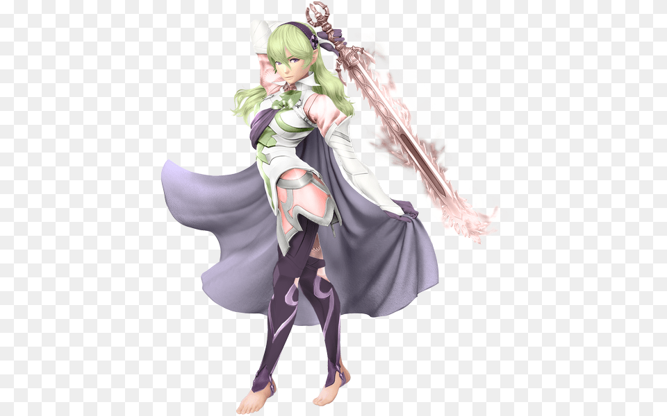 Fire Emblem Corrin Girl Image With Corrin Girl, Book, Comics, Publication, Baby Free Transparent Png