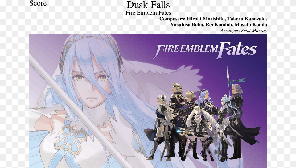 Fire Emblem Fates Computer Background, Book, Comics, Publication, Person Free Transparent Png