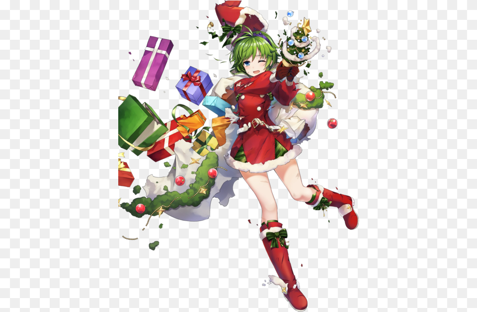 Fire Emblem Heroes Christmas Nino, Book, Comics, Publication, Baby Free Transparent Png