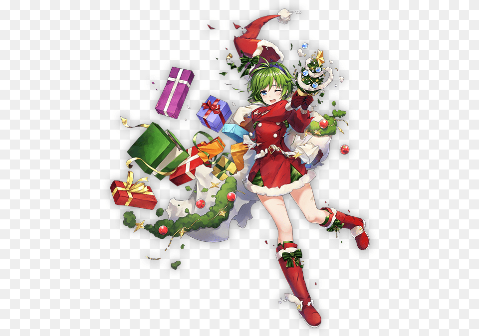 Fire Emblem Heroes Christmas Nino, Book, Comics, Publication, Person Png