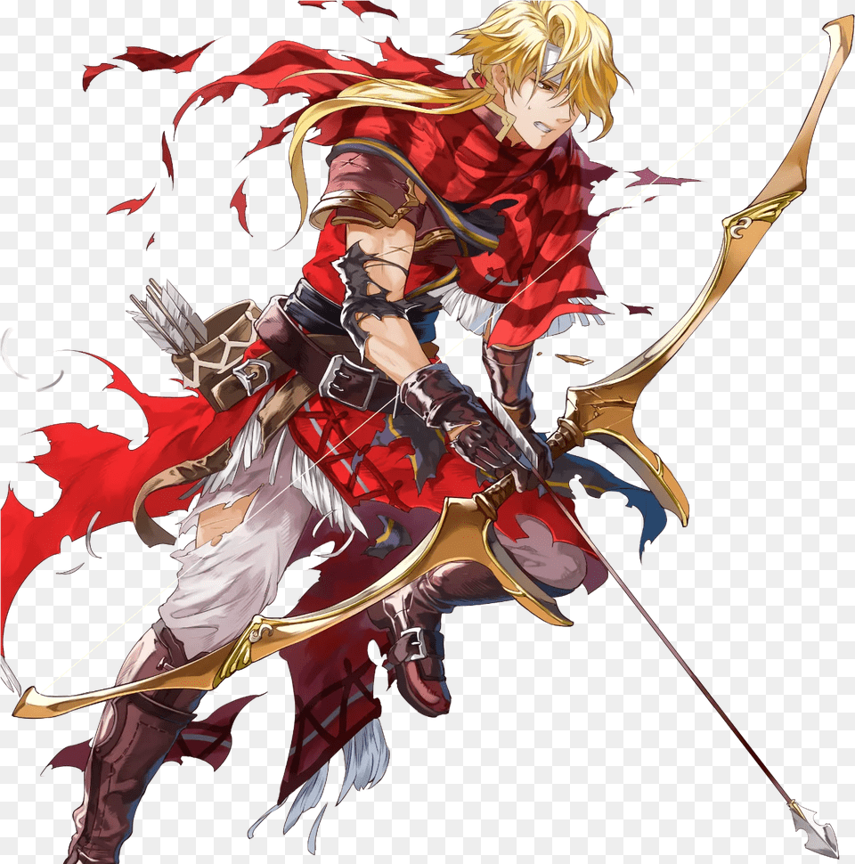 Fire Emblem Heroes Jeorge, Archer, Archery, Bow, Weapon Png Image