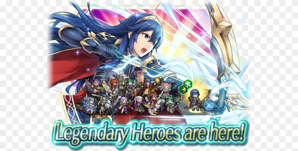 Fire Emblem Heroes Legendary Azura Banner, Book, Comics, Publication, Baby Png