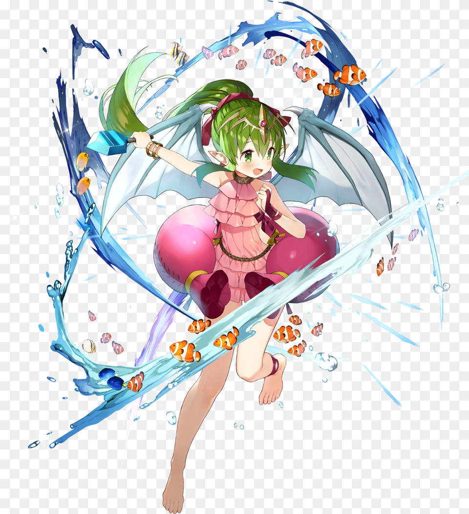 Fire Emblem Heroes Summer Young Tiki, Book, Comics, Publication, Person Png