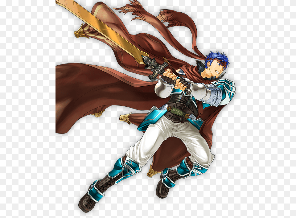 Fire Emblem Heroes Vanguard Ike, Book, Comics, Publication, Person Free Png Download