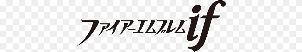 Fire Emblem If Japanese Logo, Text Free Png Download