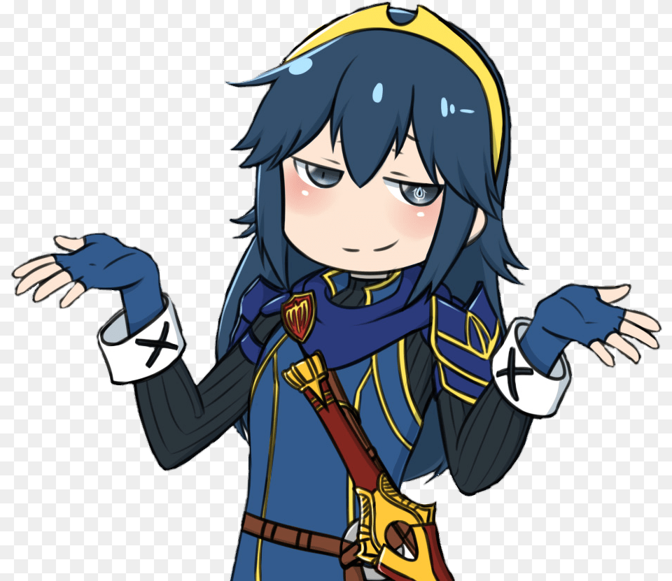 Fire Emblem Lucina Smug, Book, Comics, Person, Publication Png Image