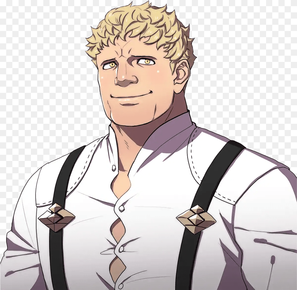 Fire Emblem Three Houses Raphael, Adult, Male, Man, Person Png Image