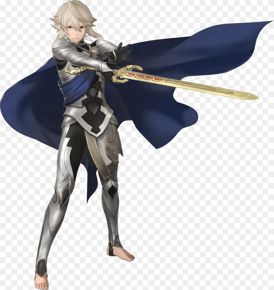 Fire Emblem Warriors Comes Out On September 28th In Fire Emblem Male Corrin, Sword, Weapon, Adult, Man Free Png