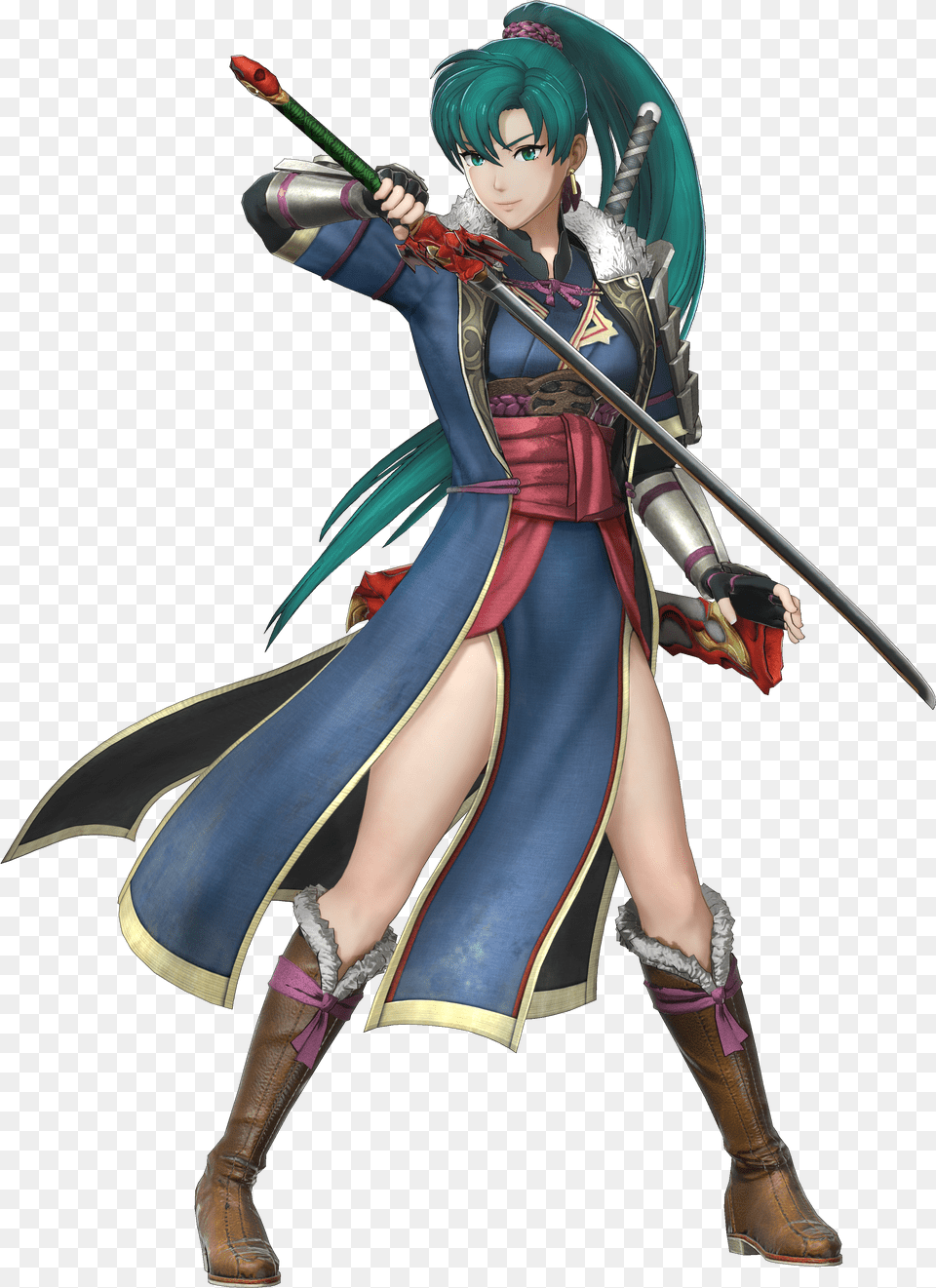 Fire Emblem Warriors Serenes Forest Fire Emblem Warriors Lyn Swordmaster Png Image